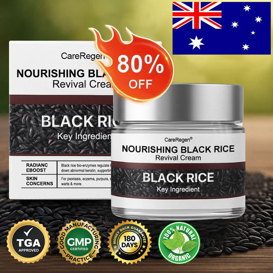 𝐂𝐚𝐫𝐞𝐑𝐞𝐠𝐞𝐧® N𝐨u𝐫i𝐬h𝐢n𝐠 𝐁l𝐚c𝐤 𝐑i𝐜e R𝐞v𝐢v𝐚l C𝐫e𝐚m 🐳 | 𝐄f𝐟e𝐜t𝐢v𝐞 𝐨n p𝐬o𝐫i𝐚s𝐢s, 𝐞c𝐳e𝐦a, 𝐩u𝐫p𝐮r𝐚, s𝐮n𝐬p𝐨t𝐬, t𝐚g𝐬, w𝐚r𝐭s & b𝐞y𝐨n𝐝